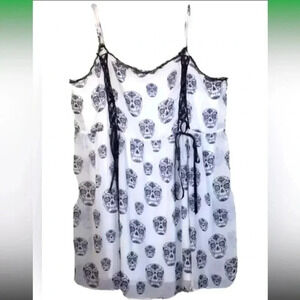 Tripp NYC Daang Goodman Skull Corset Detail Dress 4X